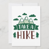 Take A Hike Bedankkaart (Voorkant)