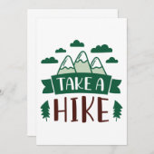 Take A Hike Bedankkaart (Voorkant / Achterkant)