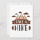 Take A Hike Bedankkaart (Voorkant)