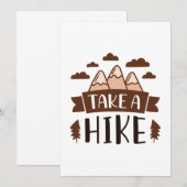 Take A Hike Bedankkaart (Voorkant / Achterkant)