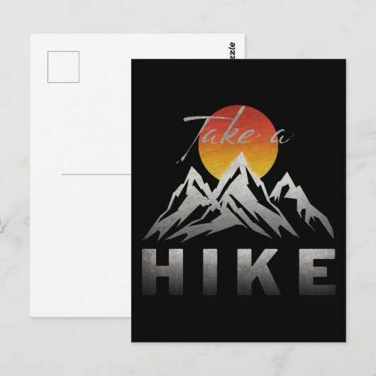 Take A Hike Briefkaart (Voorkant / Achterkant)