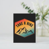 TAKE A HIKE BRIEFKAART (Staand voorkant)