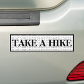 Take A Hike Bumpersticker (Op auto)