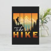 Take A Hike Kaart (Staand voorkant)