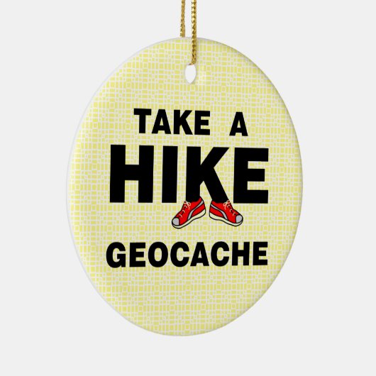 Take A Hike Keramisch Ornament (Rechts)