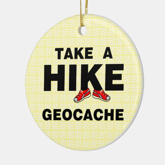 Take A Hike Keramisch Ornament (Links)
