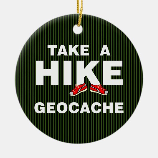 Take A Hike Keramisch Ornament (Voorkant)
