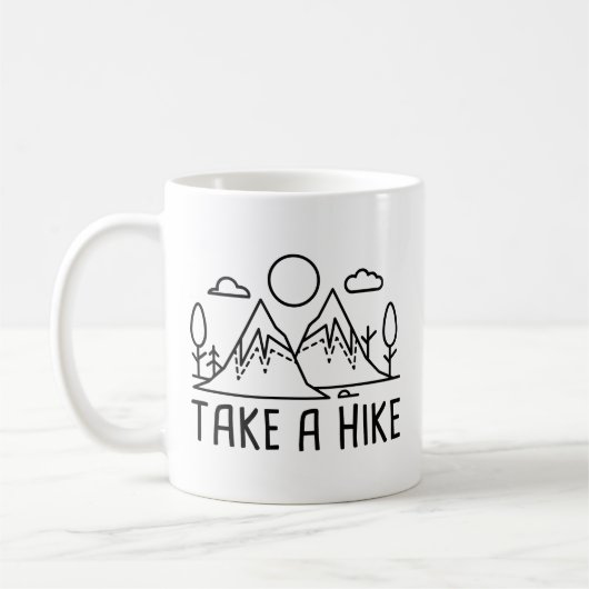 Take A Hike Koffiemok (Links)