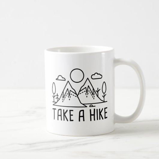Take A Hike Koffiemok (Rechts)