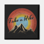 TAKE A HIKE MAGNEET (Voorkant)
