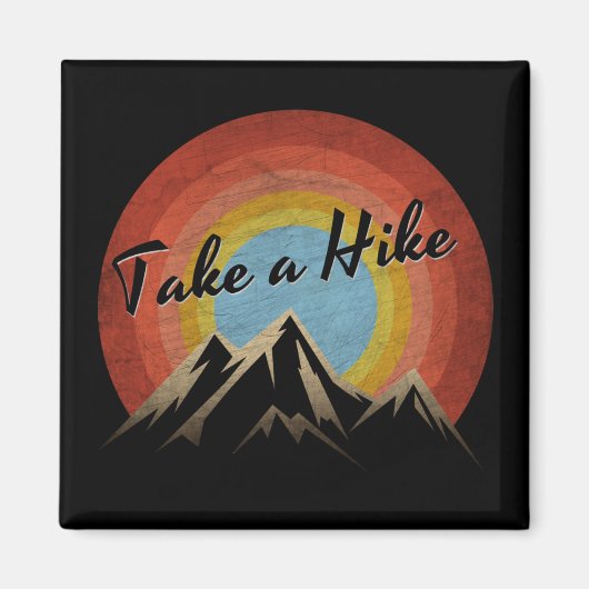 TAKE A HIKE MAGNEET (Voorkant)