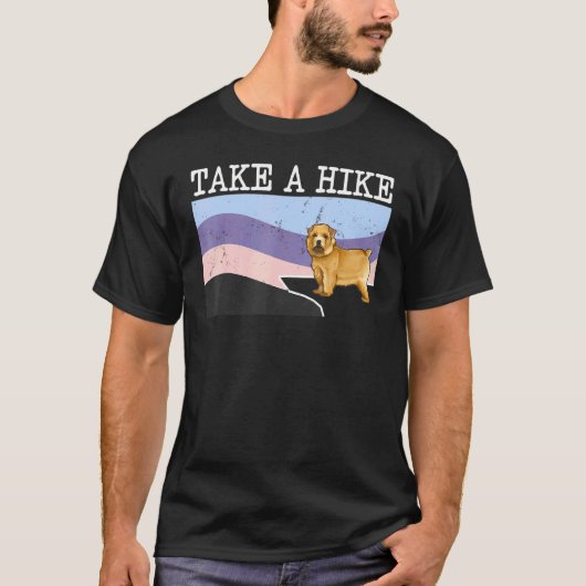 Take A Hike Norwich Terrier Graphic Hiking T-shirt (Voorkant)