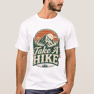 Take A Hike Retro Wandels T‑Shirt T-shirt
