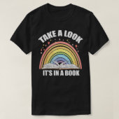 Take A Look Its In A Book Tshirt Book Reading Cute (Design voorkant)