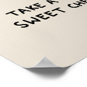 Take a seat sweet cheeks poster (Hoek)