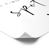 Take a Shot and Fnd Your Spot Wedding Sign Poster (Hoek)