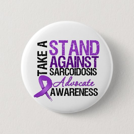 Take a Stand Against Sarcoidosis Ronde Button 5,7 Cm (Voorkant)