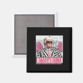 Take America Back Daddy's Home Funny Pink Donald Magneet (Voorkant / Achterkant)