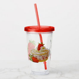 Take away mugg — Frukt Acryl Drinkbeker
