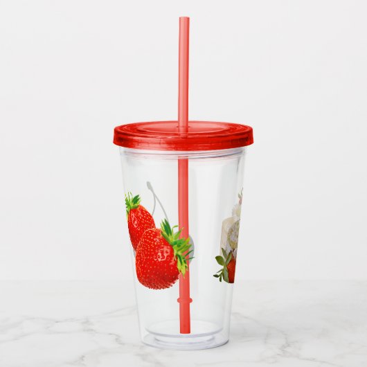 Take away mugg — Frukt Acryl Drinkbeker (Voorkant)