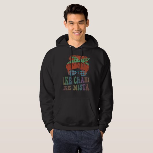 TAKE CHANCES MAKE MISTAKES Help Us Grow Motivation Hoodie (Voorkant volledig)