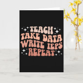 Take Data Write Ieps Sped Teacher Special Educatio Kaart (Gele Bloem)