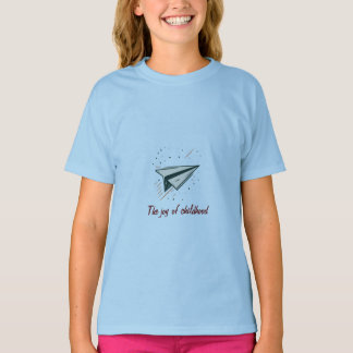 Take Flight: Het papieren vliegtuig T-shirt