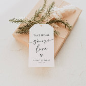 Take Home S'more Love Wedding Gift Label Cadeaulabel