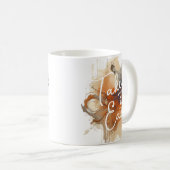 "Take It Easy" Abstract Art Koffiemok (Voorkant rechts)