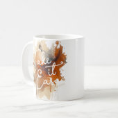 "Take It Easy" Abstract Art Koffiemok (Voorkant links)