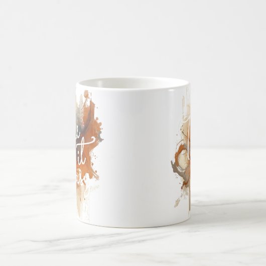 "Take It Easy" Abstract Art Koffiemok (Center)