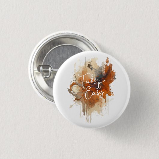 Take It Easy Button (Voorkant /achterkant)