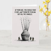 Take It Easy - Grappige Verjaardag Kaart over de h (Gele Bloem)