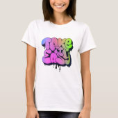 Take It Easy Neon Graffiti Tee Uplift Collection T-shirt (Voorkant)