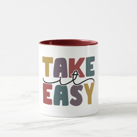 Take It Easy Quote Mok (Midden)