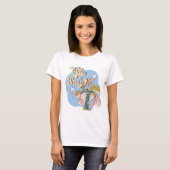 Take It Easy – Retro Psychedelic Mushroom T-shirt (Voorkant volledig)