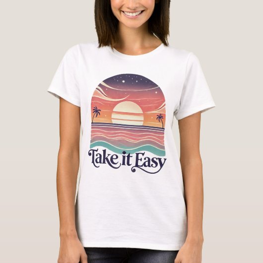 Take It Easy - T-shirt voor dames (Voorkant)