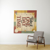 Take It One Day At A Time Wandkleed (In Situ (horizontaal))