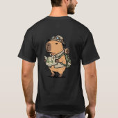 Take It Slow Capybara Tee – Customizable T-shirt (Achterkant)