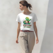 Take it Slow: Schattige Turtle Yoga T-shirt