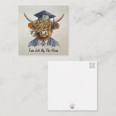 Take Life by the Horns Briefkaart Style Notecard (Voorkant / Achterkant)