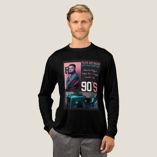Take Me Back to the 90s T-Shirt – Retro Nostalgia  (Voorkant)