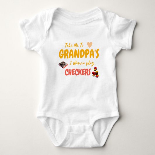 Take Me To Grandpa's Romper (Voorkant)