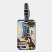 Take Me To Italy Landscape Sunset Bagagelabel (Voorkant verticaal)