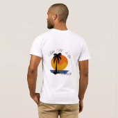 Take Me To The Beach beroemd gemaakt door Tropical T-shirt (Achterkant volledig)