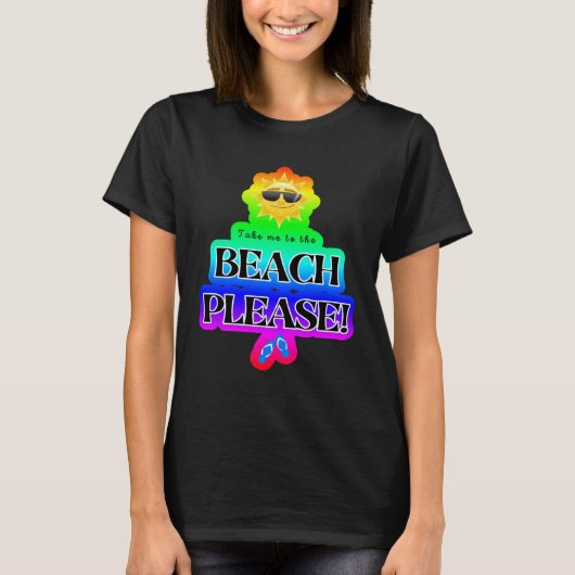 Take Me to the Beach Please Cruise Group T-shirt (Voorkant)