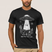 Take My Wife Golf Cart Shirt - Funny UFO Abduction (Voorkant)