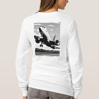Take Off Vrouwen T-Shirt met Vliegtuigkunst