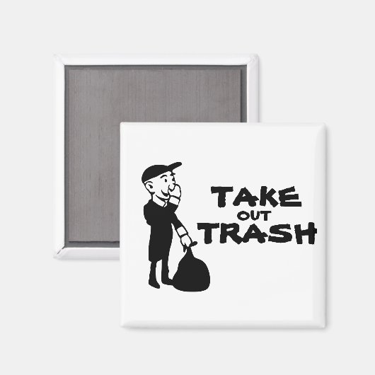 Take out Trash Magneet (Voorkant / Achterkant)
