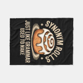 Take That Depression Funny Rubber Duck Fleece Deken (Voorkant (Horizontaal))